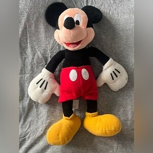 DISNEY Mickey Mouse Soft Plush Stuffed Animal Toy Doll 14”